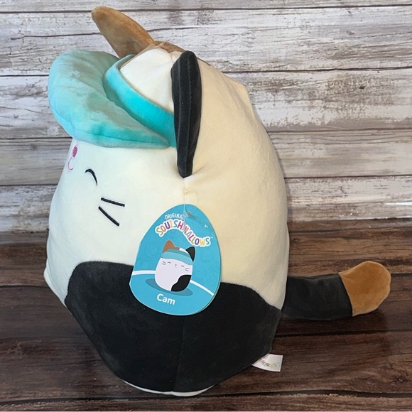 Squishmallows Toys Nwt 1 Cam The Cat With Visor Squishmallow Poshmark